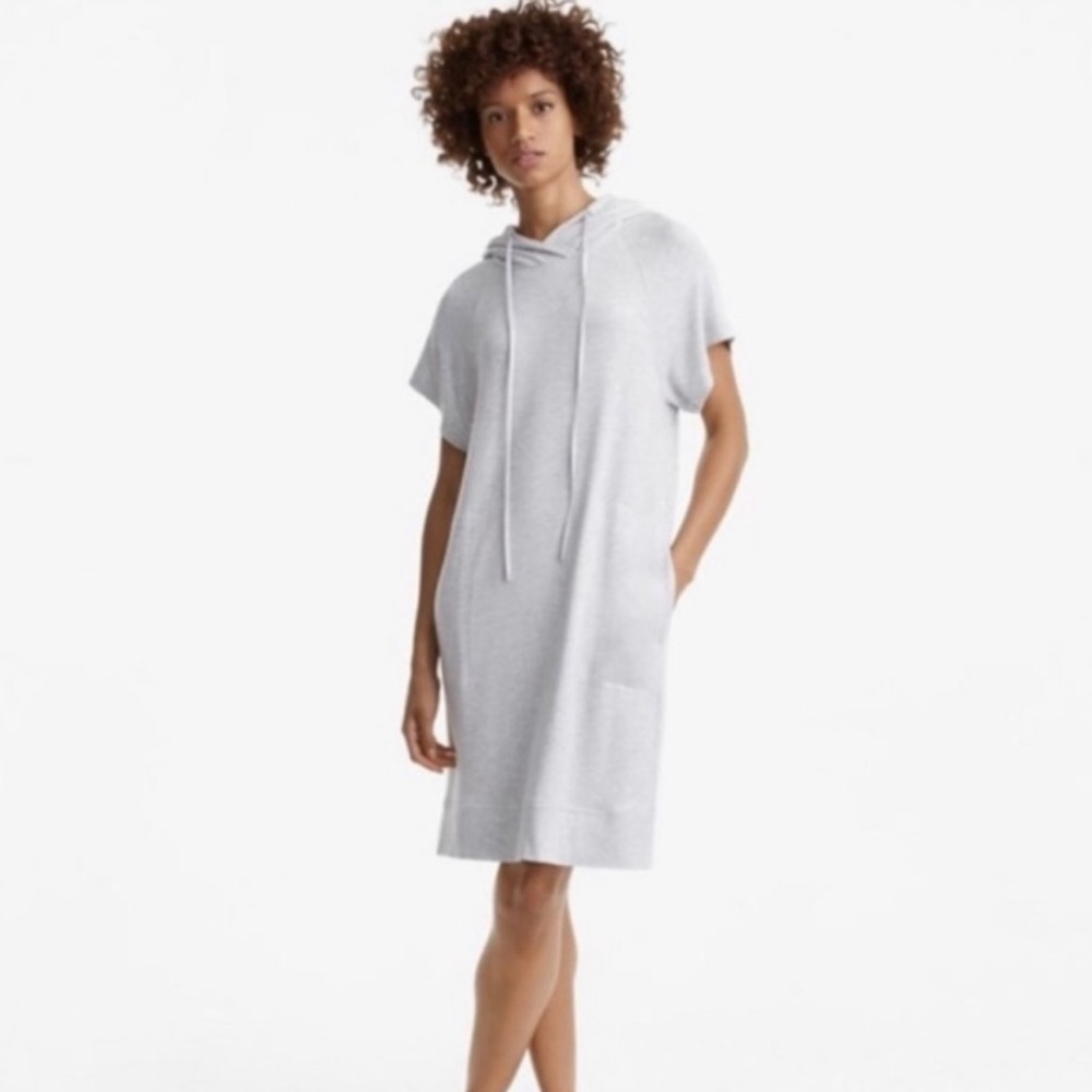 Lou & Grey Soft Hooded Shirt Dress